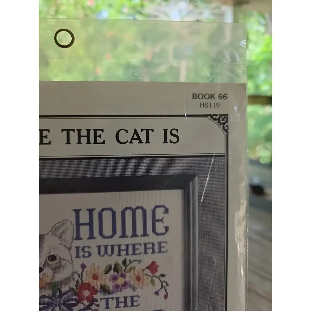 Where The Cat Is Cross Stitch by Astor Place - Never Opened